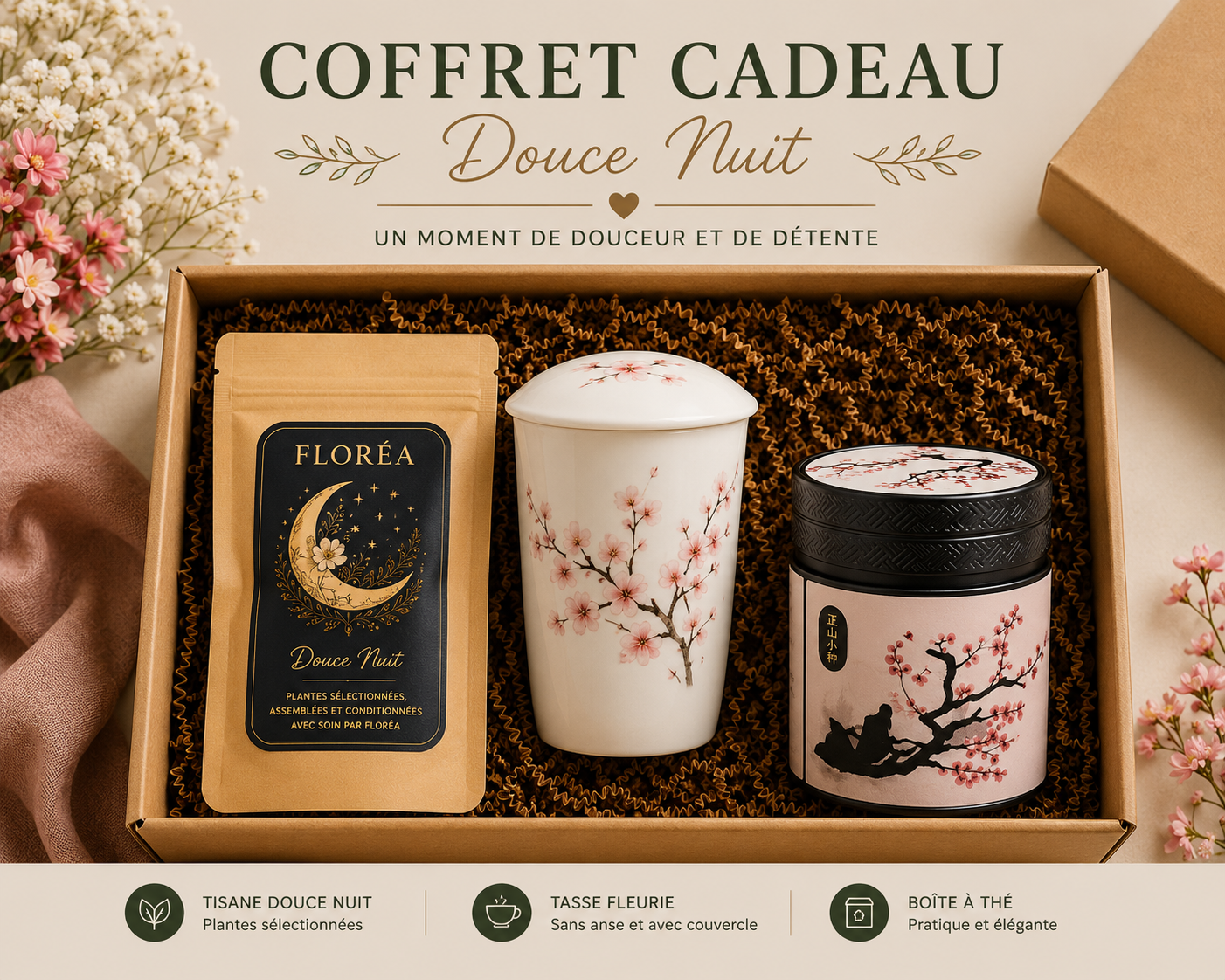 🌸 Coffret  Cadeau - Douce Nuit