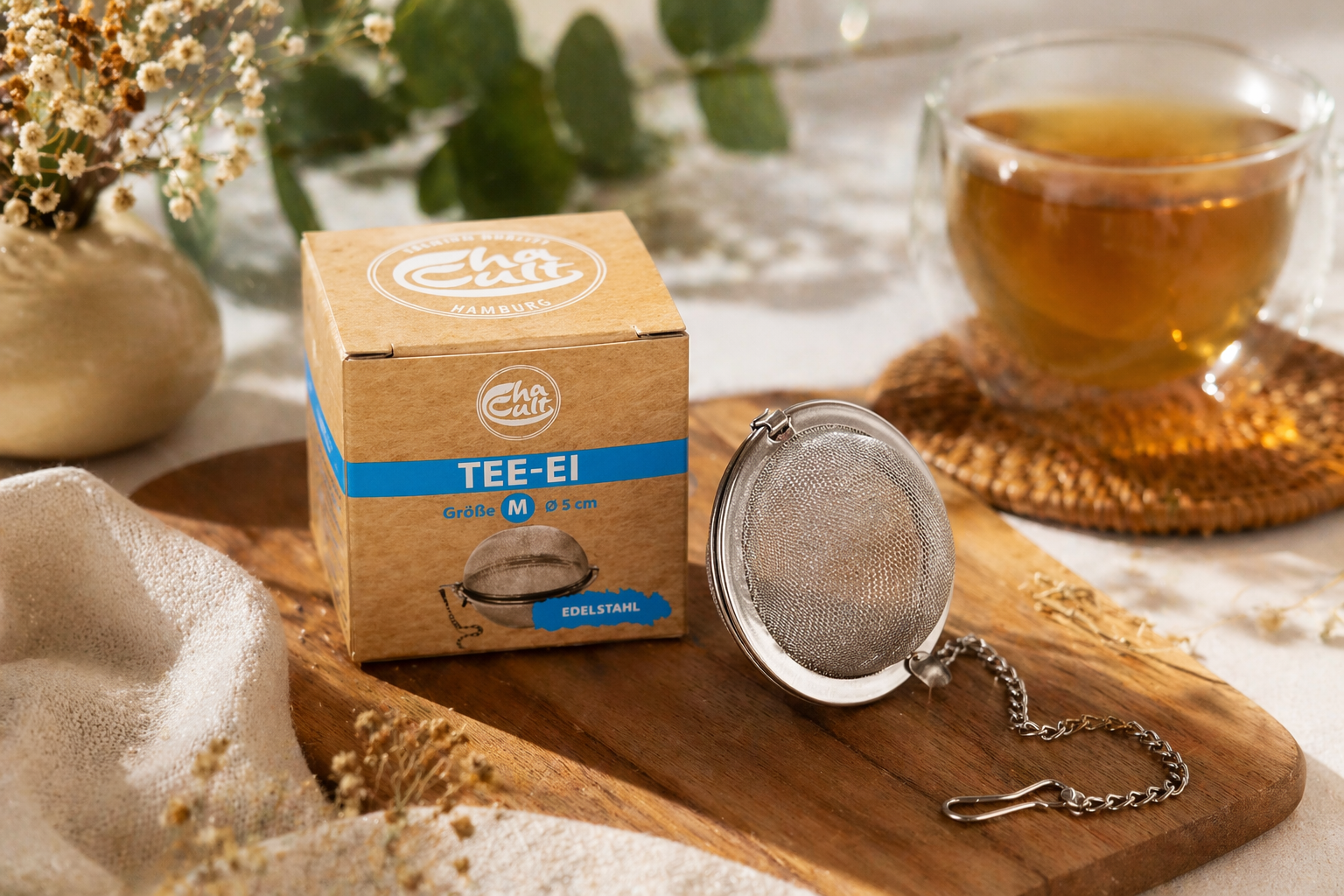 Infuseur à thé en inox- Format M (boule à thé)